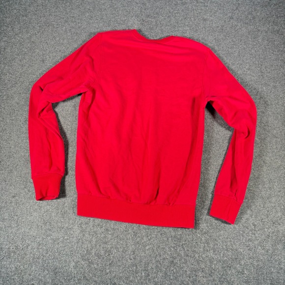 Oakley Mens Red Logo Crewneck Sweatshirt Custom Fit Long Sleeve Size L - Picture 7 of 10